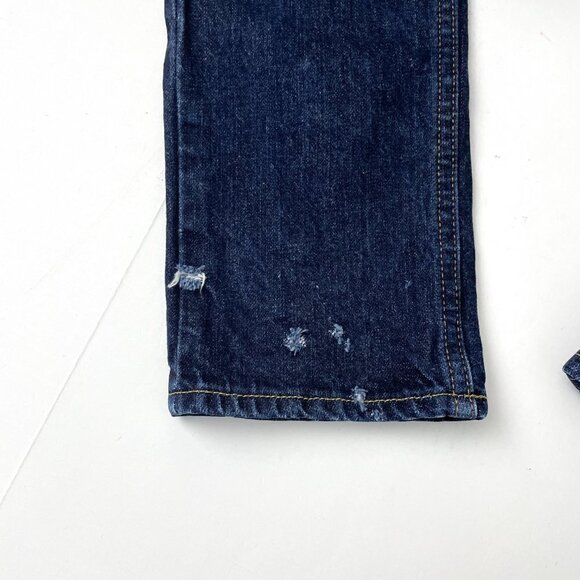 Hollister Men's Skinny Jeans Straight Leg Button Fly Distressed size 28 x 30 - Picture 4 of 8